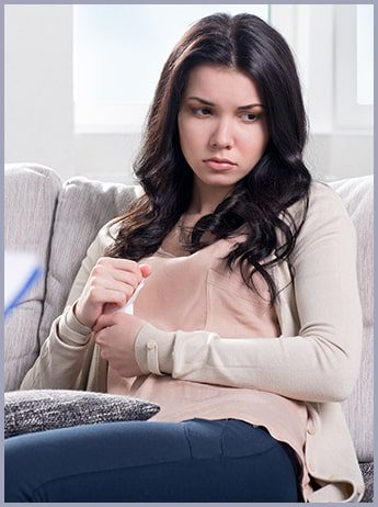 Stressful Looking Woman